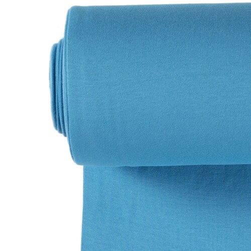 Polsino lavorato a maglia *Marie* - azzurro