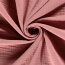 Hiver - Mousseline de coton à trois couches - rose antique