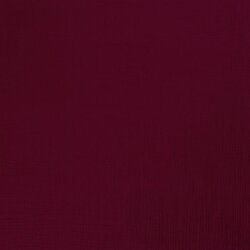 Winter - Three-ply cotton muslin - burgundy