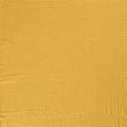 Winter - Three-ply cotton muslin - golden yellow