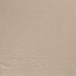 Invierno - Muselina de algodón de tres capas - beige