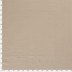 Winter - Three-ply cotton muslin - beige