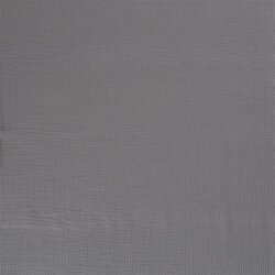 Inverno - Mussola di cotone a tre strati - grigio