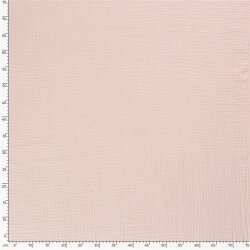 Hiver - Mousseline de coton à trois couches - rose pâle
