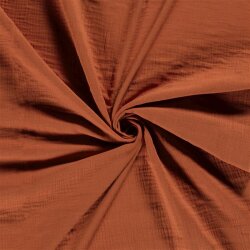 Winter - Three-ply cotton muslin - rust red