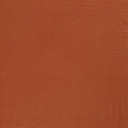 Winter - Three-ply cotton muslin - rust red