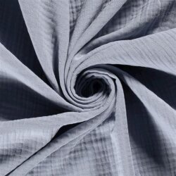 Invierno - Muselina de algodón de tres capas - azul claro