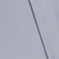 Hiver - Mousseline de coton à trois couches - bleu clair