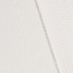 Winter - Dreilagiger Musselin Uni - creme