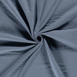 Winter - Three-ply cotton muslin - denim blue