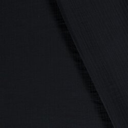 Invierno - Muselina de algodón de tres capas - azul oscuro
