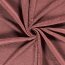 Tissu éponge *Marie* Uni - rose antique foncé