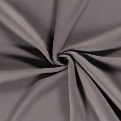 Baumwollfleece *Marie* - grau