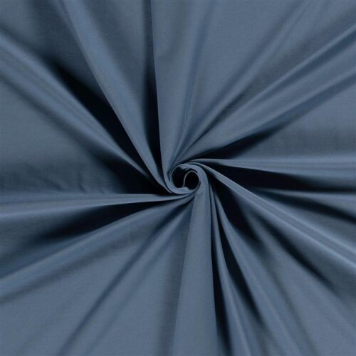 Baumwolljersey *Mila* Uni - seeblau