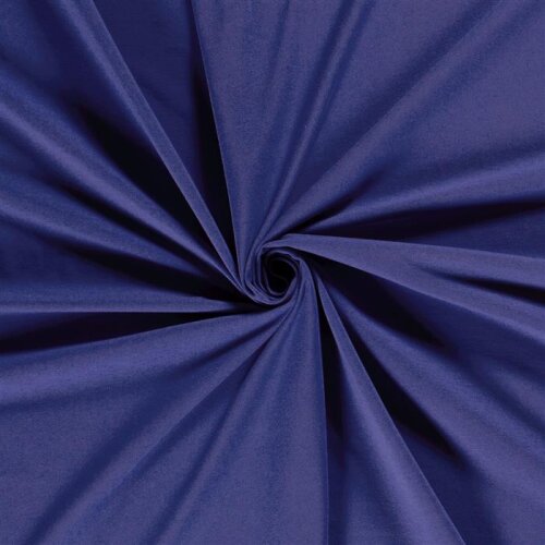Baumwolljersey *Mila* Uni - royalblau