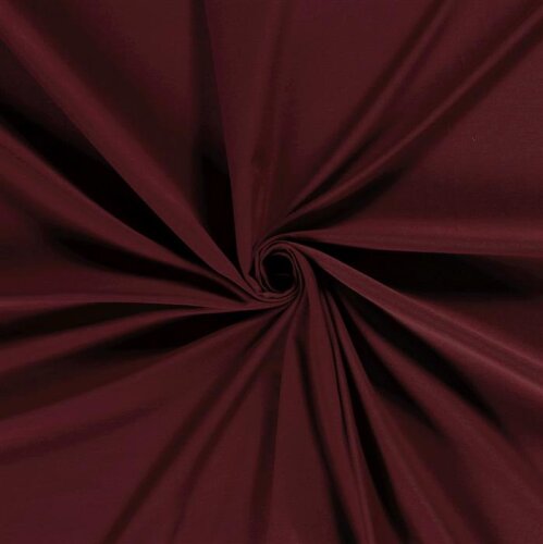 Jersey de algodón *Mila* - rojo cereza oscuro