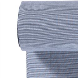 Striped cuffs stripes 1mm sky/sea blue