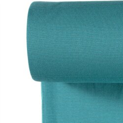 Puños a rayas 1mm turquesa/verde