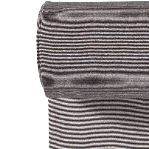 Poignets rayés rayures 1mm noir/blanc