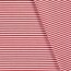 Jersey di cotone a righe portafortuna - rosso