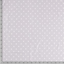 Cotton jersey lucky points - light grey