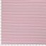 Baumwolljersey Streifen 10mm - altpink/weiss