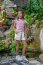 Baumwolljersey Streifen 10mm - altpink/weiss