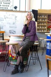 Walkloden *Marie* - lavendel