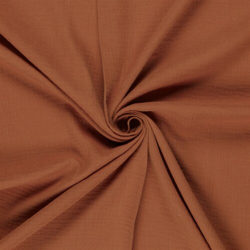 Muslin Uni *Marie* - rust