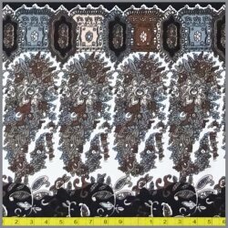 Cotton Paisley Ordered brown