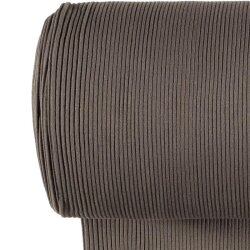 Heavy coarse ribbed cuffs *Marie* 3x3 - taupe