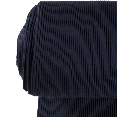 Polsini pesanti a costine grossolane *Marie* 3x3 - blu notte