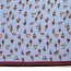 Crepe chiffon hot air balloons light blue