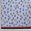 Crepe chiffon hot air balloons light blue