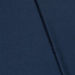 Viscose-Linen-Blend Uni – petrol jeans