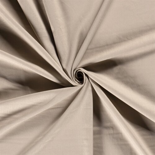 Viscose-linen blend plain – light beige