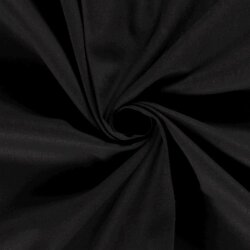 Viscose-Linen-Blend Uni – zwart