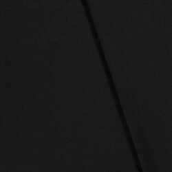 Viscose-Linen-Blend Uni – black