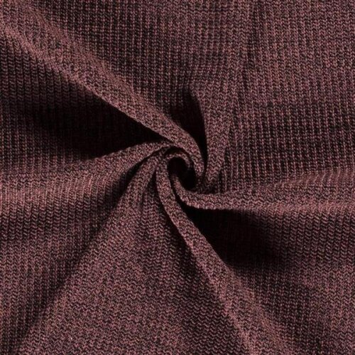 Cotton knit *Marie* melange - antique pink