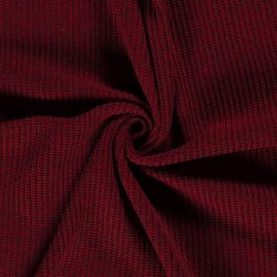 Maglia di cotone *Marie* melange - rosso scuro