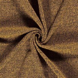 Cotton knit *Marie* melange - mustard