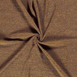 Cotton knit *Marie* melange - mustard