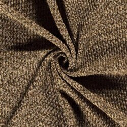 Cotton knit *Marie* melange - light brown