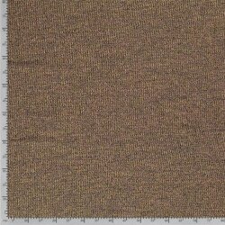 Cotton knit *Marie* melange - light brown