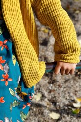 Cotton knit *Marie* - sunny yellow
