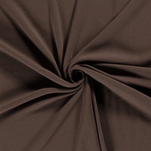 Alpine fleece *Marie* plain - brown
