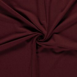 French Terry *Marie* uni - bordeaux