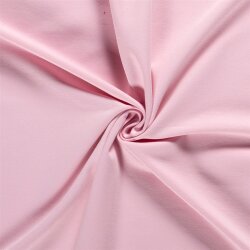 French Terry *Marie* uni - rose pâle froid