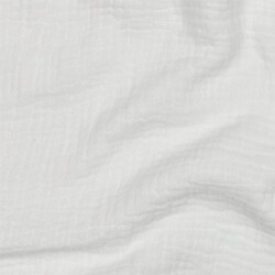Mousseline Uni *Gerda* BIO-Organic - gebroken wit