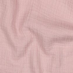 Muselina Uni *Gerda* BIO-Orgánica - rosa perla